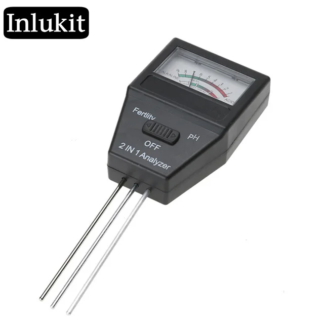 Садовые инструменты 2 в 1 измеритель PH почвы и фертильности тестер с 3 зондами