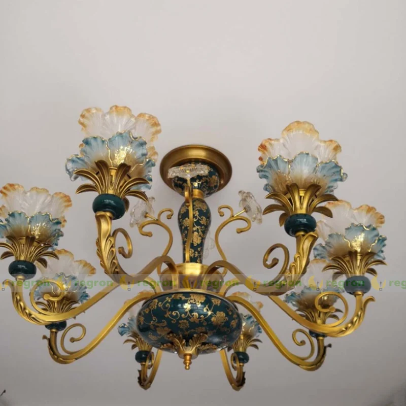 Гостиная Подвесные лестницы люстра освещение для гостиной большие стеклянные