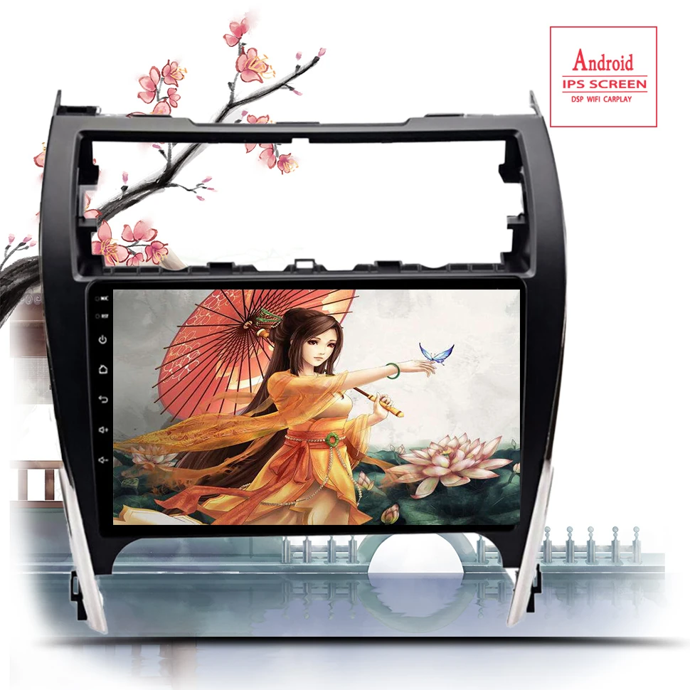 Автомобильный мультимедийный плеер с сенсорным экраном Android 10 0 для Toyota Camry 7 XV 50 55