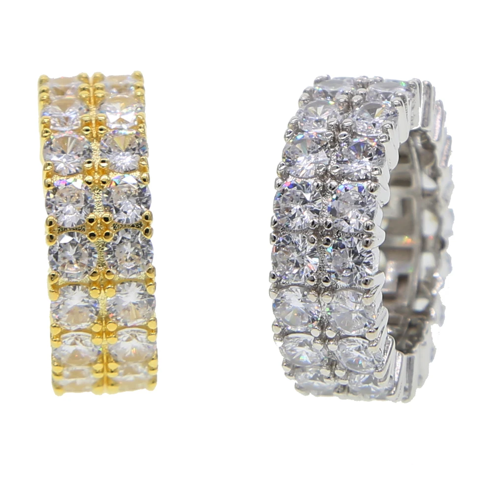 Винтажное кольцо Для панка для мужчин и женщин модные двойные кольца в стиле