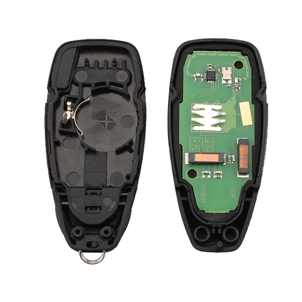 Dandkey 3 кнопки дистанционный смарт ключ брелок 434 МГц с ID83 чип для Ford Focus Fiesta Kuga 2011 2012