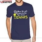 Черные теннисные майки I Love Play для мужчин, сделанные на заказ мягкие хлопковые рубашки с коротким рукавом и круглым вырезом
