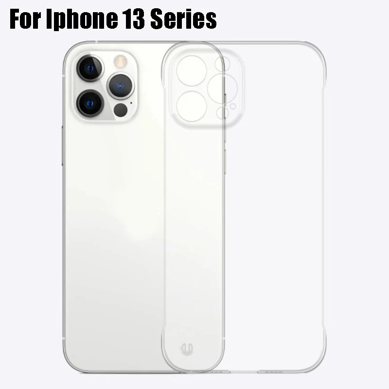 

Phone Case for Iphone 13 Series Transparent Protective Back Cover Hard Shell Protector Fundas for Iphone 13mini 13 13pro 13pomax
