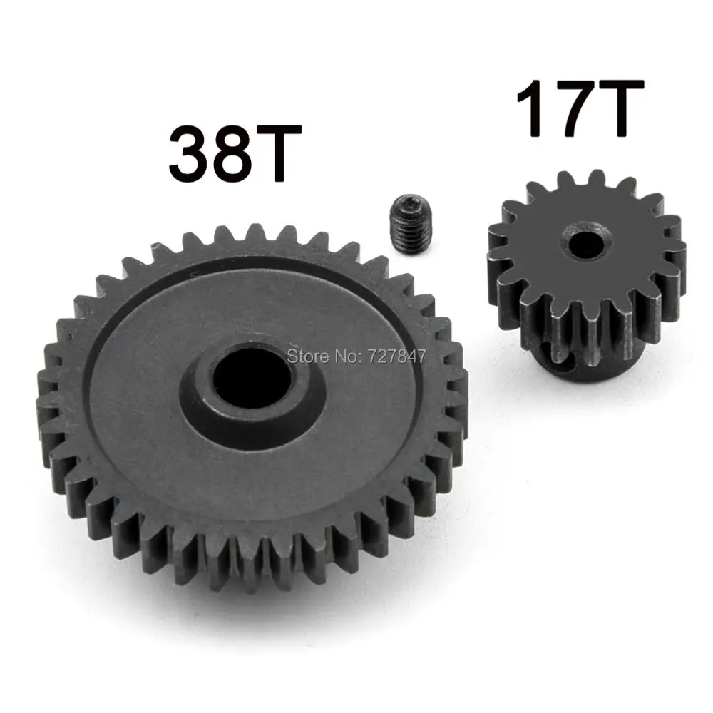 

1 компл. Металл Diff основная Шестерня 38T и мотор-редуктор 17T для RC 1/18 WLtoys A949 A959 A949 A959 A969 A979 RC автомобиль багги детали для обновления