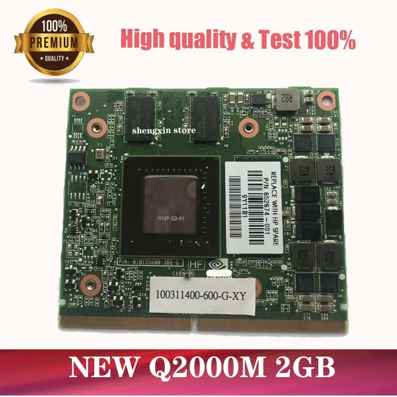Q2000M Q2000 N12P-A3-A1 2 Гб Видео Графическая карта для DELL M4600 hp 8540 Вт 8560 Вт тест