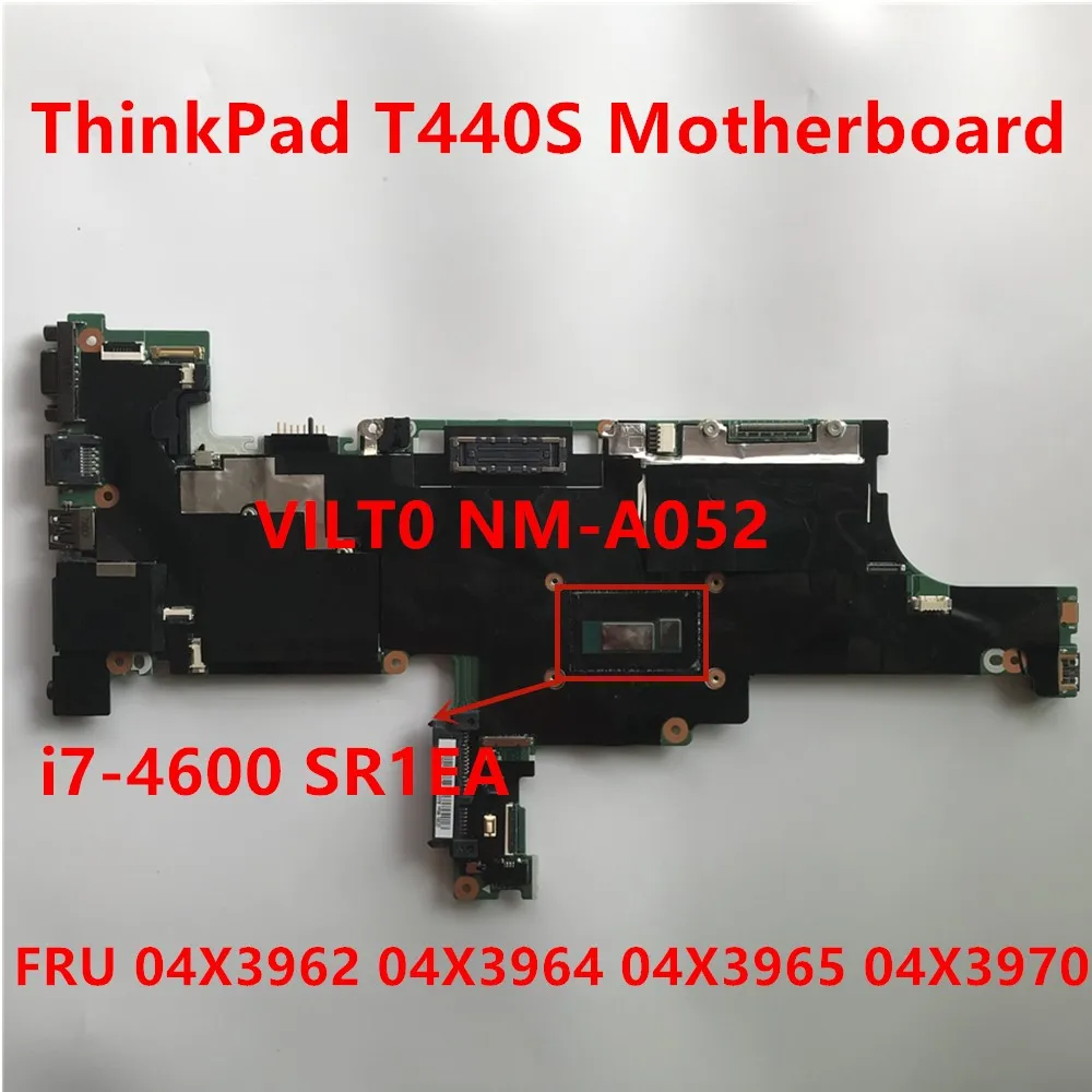 Материнская плата для ноутбука Lenovo ThinkPad T440S материнская телефона FRU:04X3962 04X3964 04X3965