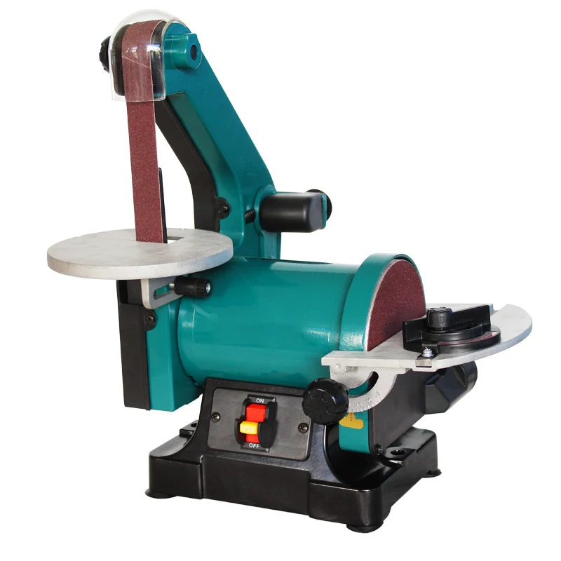 

300W polishing machine, sand belt machine, sand disc machine, household polishing machine, small woodworking desktop sander