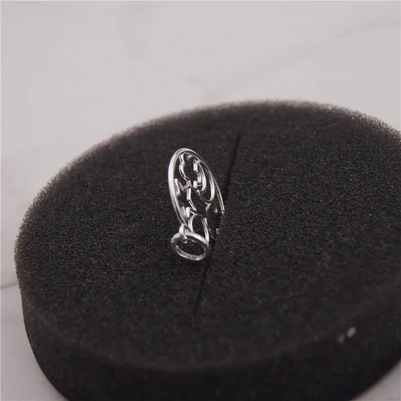 22mm 8123425401 Подвеска из чистого 925 пробы серебра для женщин, хорошее ювелирное изделие, collares de piedras naturales mujer colgantes de plata de ley 925 - Окраска металла: 22mm 8123425401