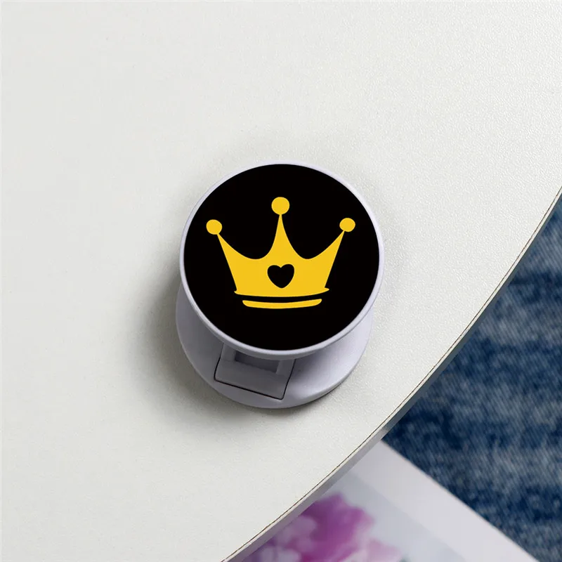 Окрашенная расширяющаяся Складная подставка для телефона с кольцом на палец