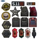 3D тактический жилет CrossFit 511, спортивные армейские пластыри из ПВХ, водонепроницаемый стикер для рюкзака, одежда, сумка, аппликация