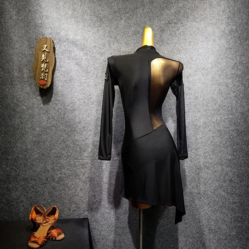 Танцевальная одежда платье для латиноамериканских танцев сексуальные костюмы