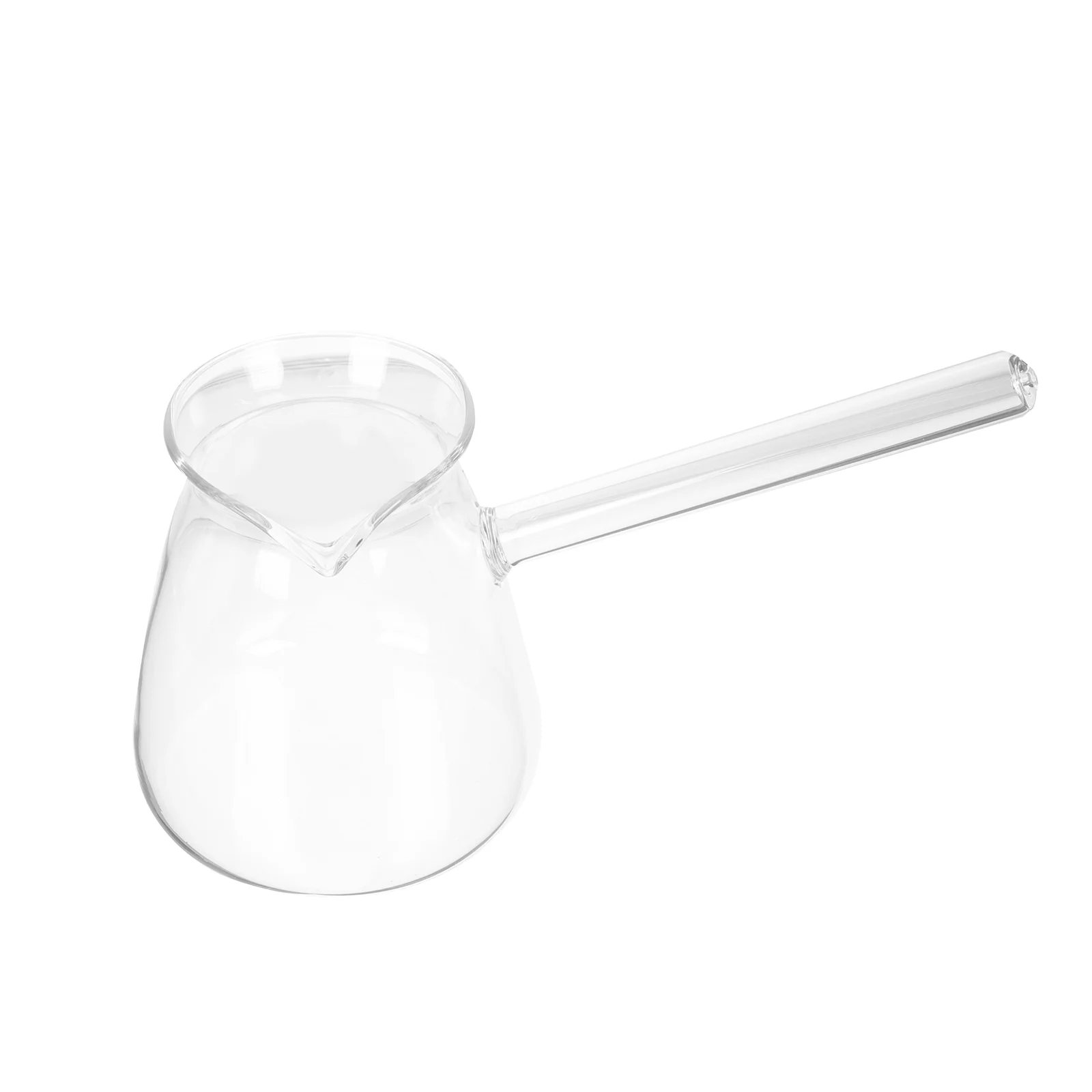 

1PC Tearoom Side Handle Glass Teapot Kettle Kitchen Teapot Transparent