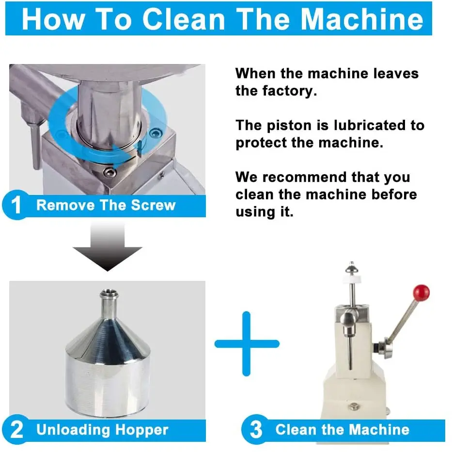 Sumeve Manual Filling Machine Liquid Paste Filling Bottler Low-Dose Lotion Oil Filler Cream Shampoo Cosmetic 5-50ml