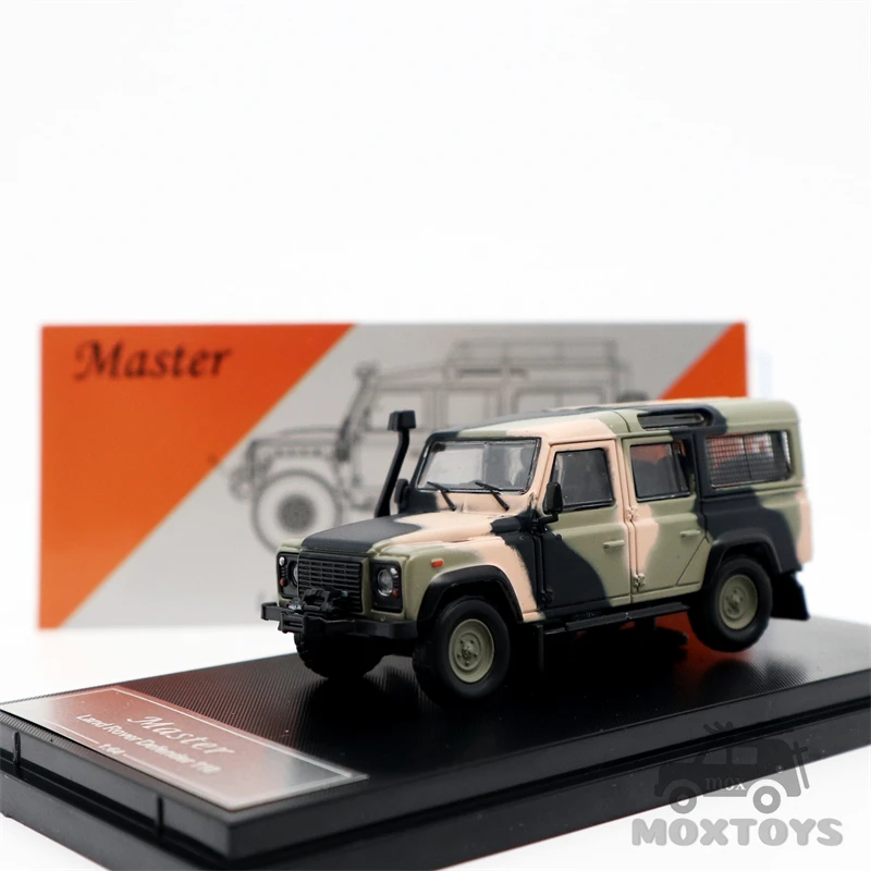 Мастер 1:64 Land Rover Defender 110 камуфляжная обычная/Роскошная литая модель автомобиля |