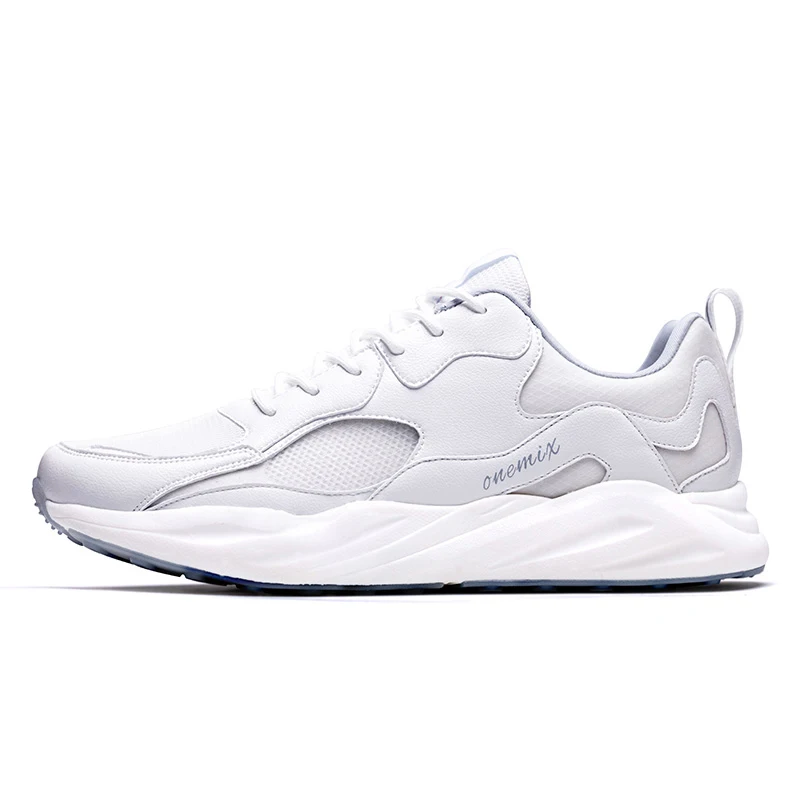 ONEMIX Женская обувь в стиле ретро летняя дышащая Спортивная для мужчин белая