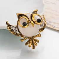 yada enamel rhinestone couple owl pinsbrooches for womens mens clothes scarf buckle collar jewelry pins owl brooches bh200032