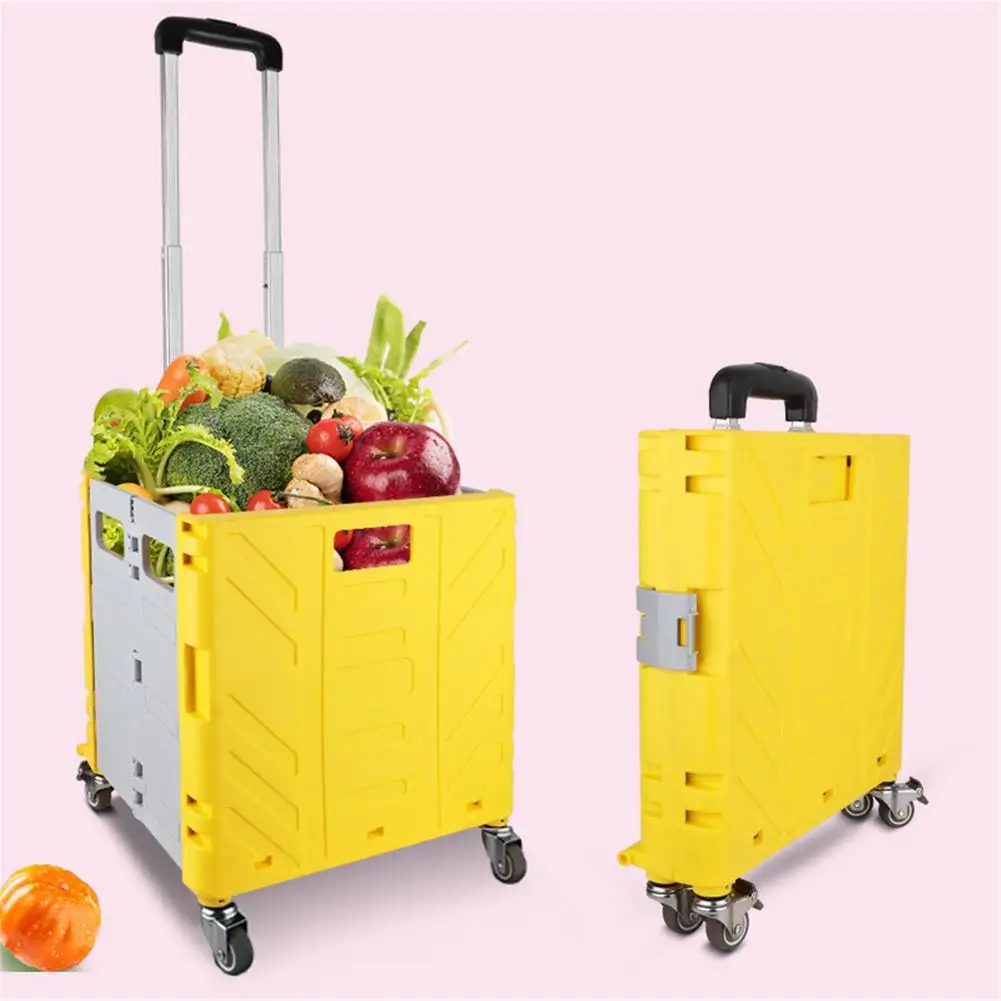 

Portable Shopping Trolley Bag Folable Tote Bag Shopping Cart Grocery Bags With Wheels Rolling Grocery Cart Shopping Organizer