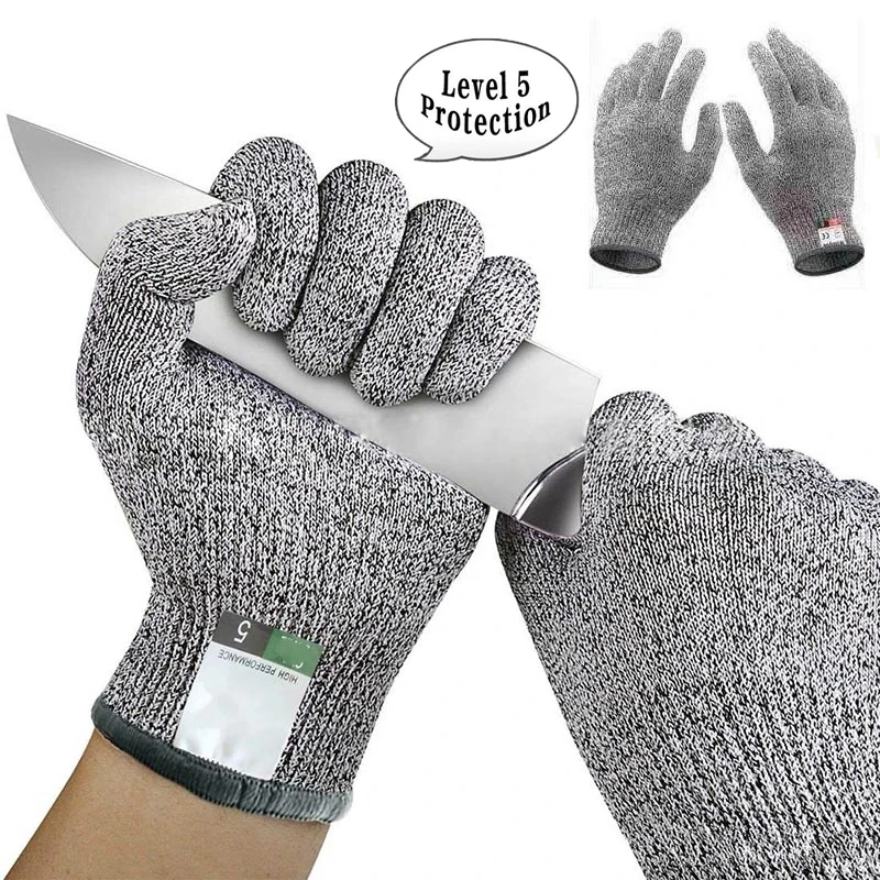 

Anti Cut Gloves High Level 5 Protection HPPE Golve Wearable Durable Kitchen Winter Warm Protective Gloves Work Gloves