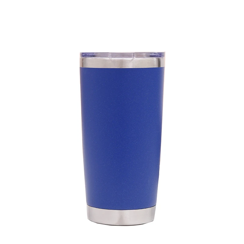 20oz Dark blue Лазерная гравировка, Кастомизация 20 унций 30 унций, нержавеющая сталь, пивной стакан, стакан, дорожная пивная кружка, термос, кофейные кружки - Цвет: 20oz Dark blue
