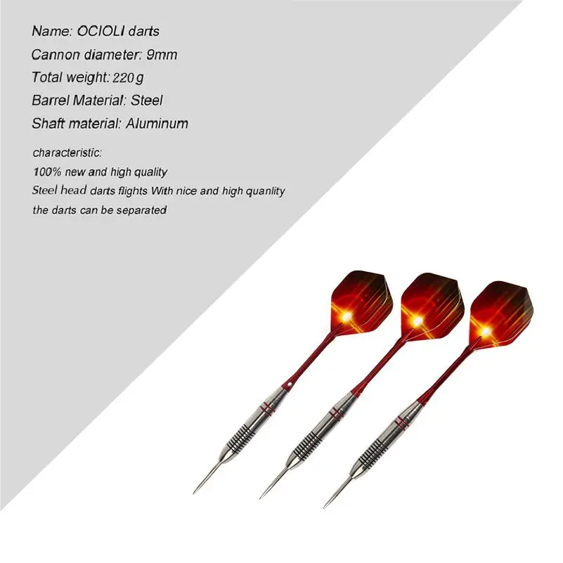 Профессиональный наконечник из нержавеющей стали Дротика Электронная дротика с