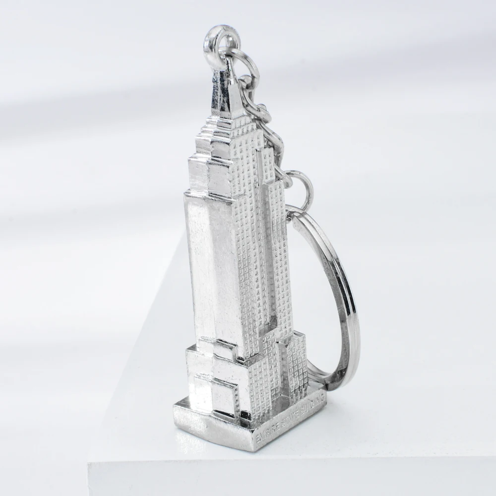 Vicney The One Empire State брелок в форме здания подарок сувениры для лучшего друга брелок Нью-Йорк здание цинковый сплав брелок