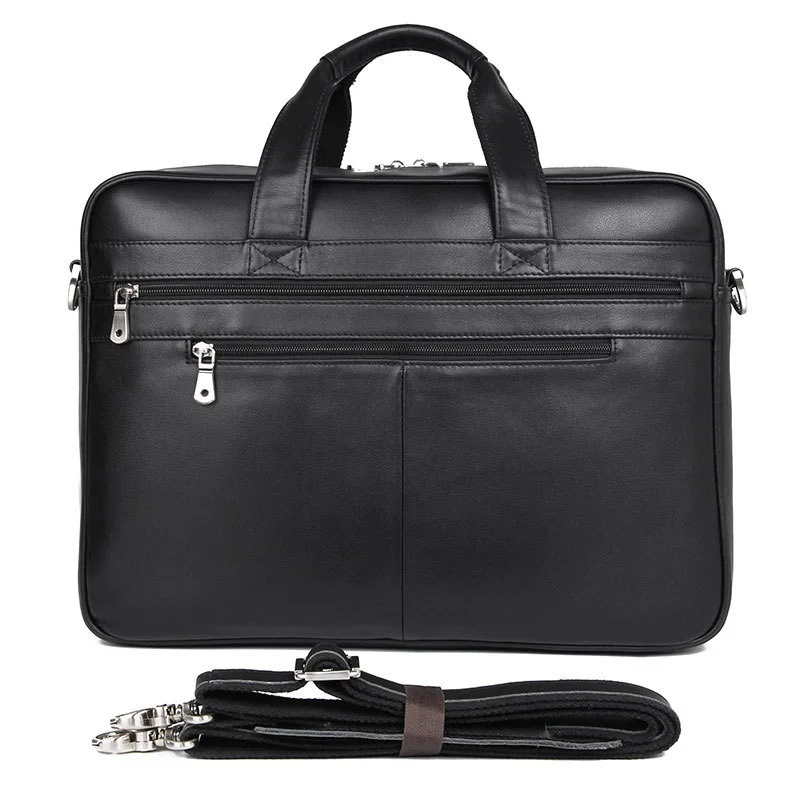 

HOT selling Business Men's Leather Handbag Briefcase Nappa Leather Comfortable Textured Leather MEN'S Bag