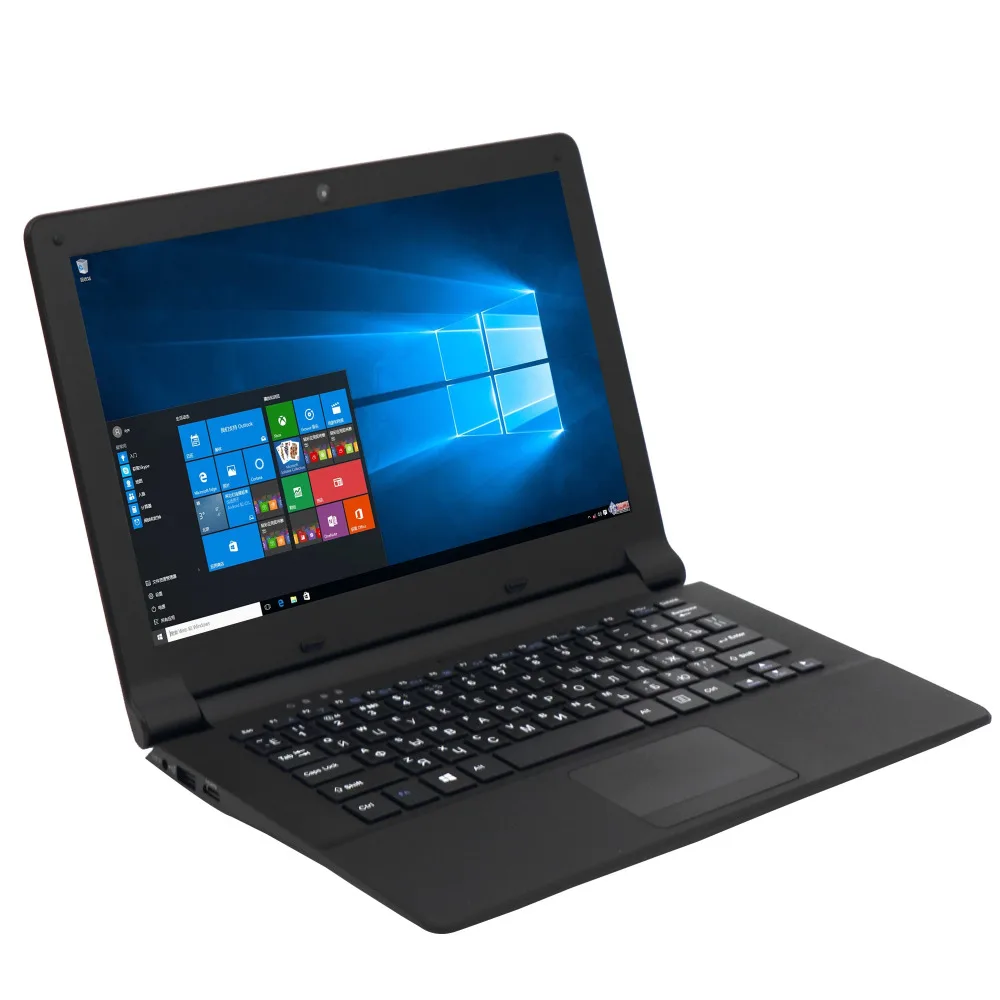 1" ноутбук с Windows 10 128 GB/64 SSD ультрабук Быстрый Intel 4 ядерный светильник для бизнеса Студенческая розовая клавиатура с арабским и испанским и русским языком
