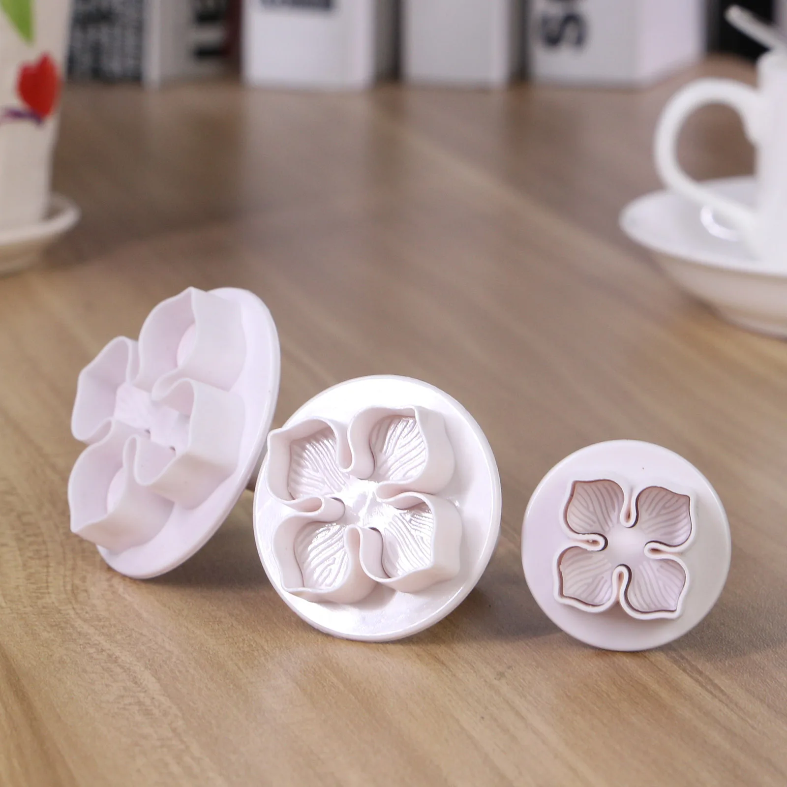 3 шт. популярный цветок набор прессформы Гортензия торт украшения из сахара