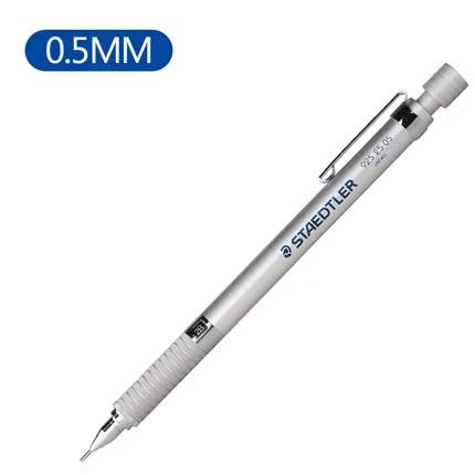 0.5mm Германия STAEDTLER 92525 механический карандаш 0,9/0,5/0,3/0,7/2,0 мм металлический специально версия профессиональный специальный Рисование Раскрашивание - Цвет: 0.5mm