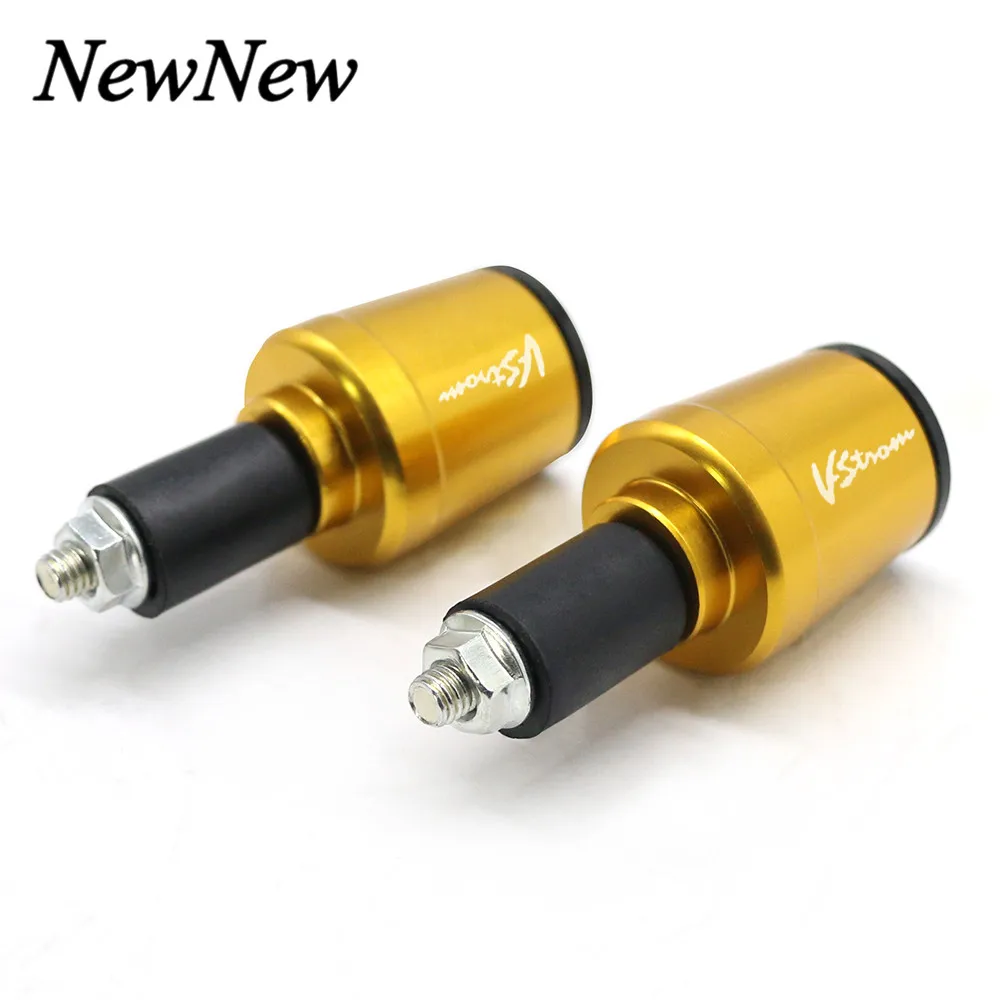 Запчасти для мотоциклов с ЧПУ 7/8 &quot22 мм ручки руля торцевые заглушки Suzuki DL650 V-STORM DL