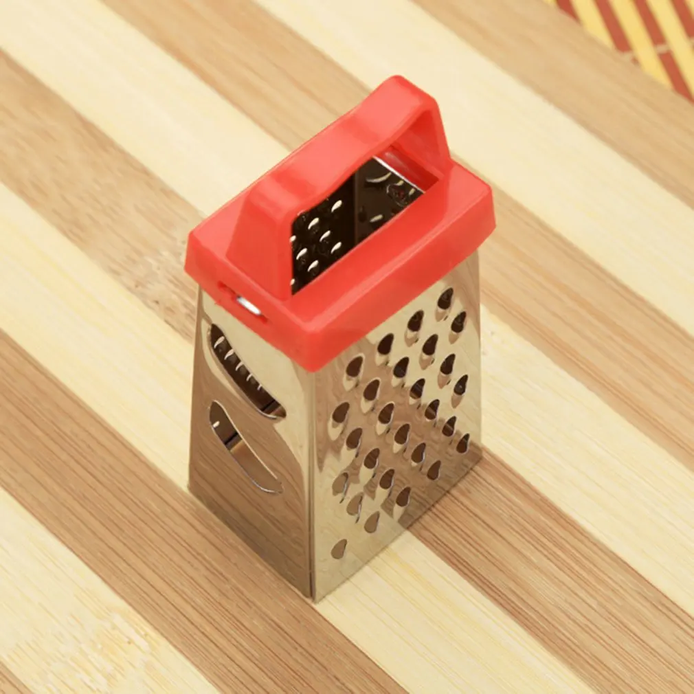 

1PC Multifunction Peel Cutter Stainless Steel Mini Four-Sided Grater Planer Fruit Ginger Garlic Grater Cooking Kitchen Gadget