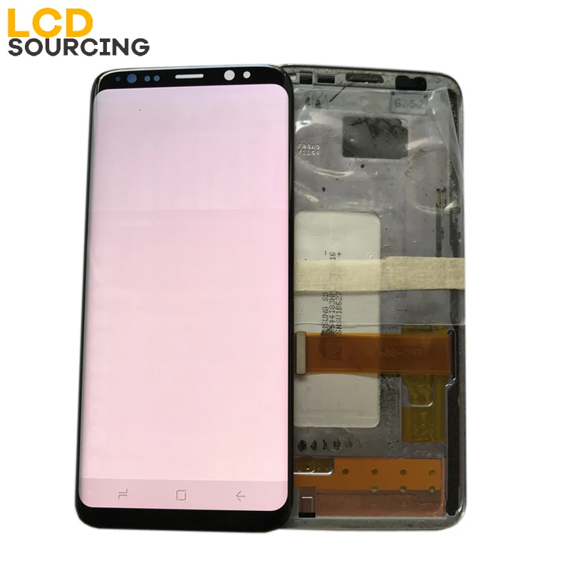 Большой жк-дисплей Burn-Shadow для Samsung S8 G950 G950F G950FD Plus G955 G955F дисплей сенсорный экран