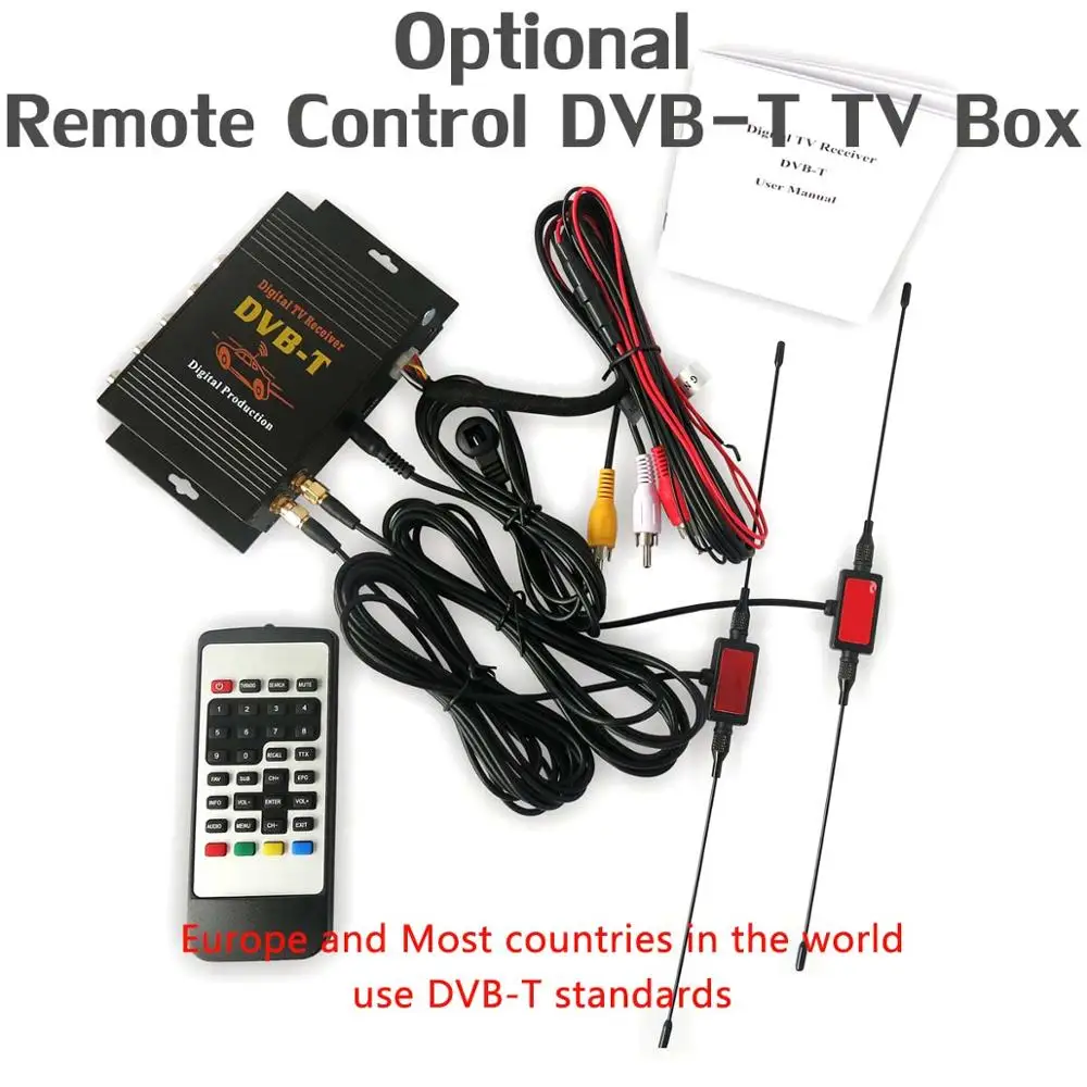 DVB-MPEG4-TV BOX Дополнительная дополнительная стоимость для CarPlay DSP камера DAB DTV OBD ADAS TPMS ips экран Owtosin Android DVD продается только с автомобильным dvd вместе - Название цвета: DVB-MPEG4-TV BOX