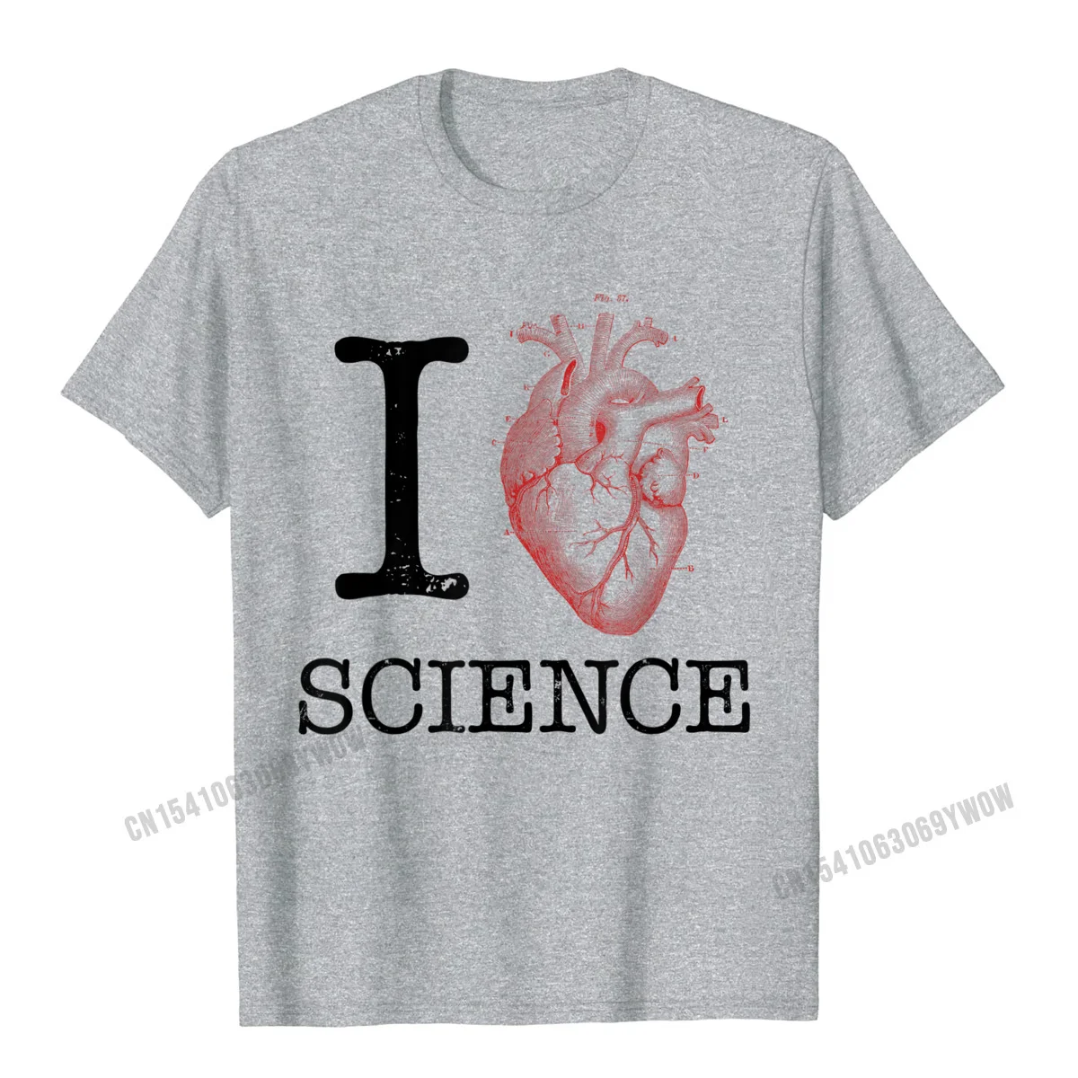 

I Love Heart Science T Shirt - Biology Tee Tshirt Teacher Camisas Men Family Tshirts Hip Hop T Shirt Cotton Men Party