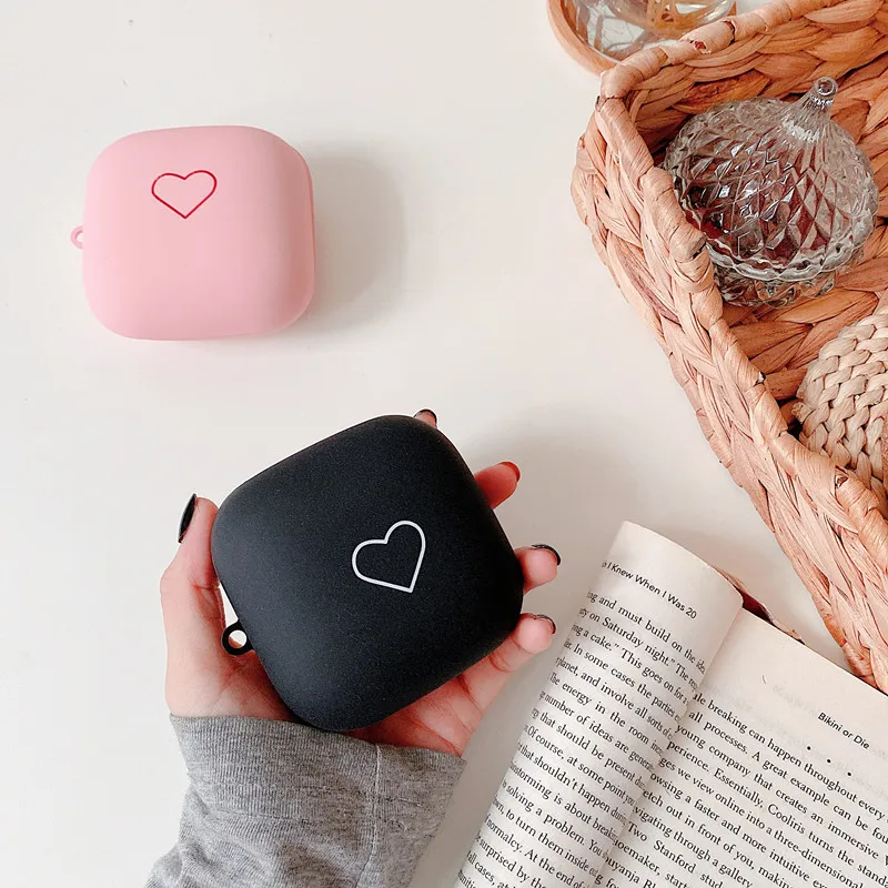 

Жесткий Чехол для наушников из поликарбоната для наушников Beats Powerbeats Pro с милым любовным сердцем Bluetooth гарнитура защитный чехол для зарядки ...