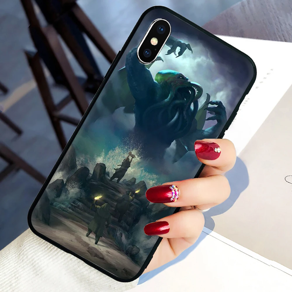 Мягкий силиконовый чехол Cthulhu Mythos для телефона iphone 5 5S SE 2020 6 6S 7 8 plus X XR XS 11 12 Pro Max Mini |