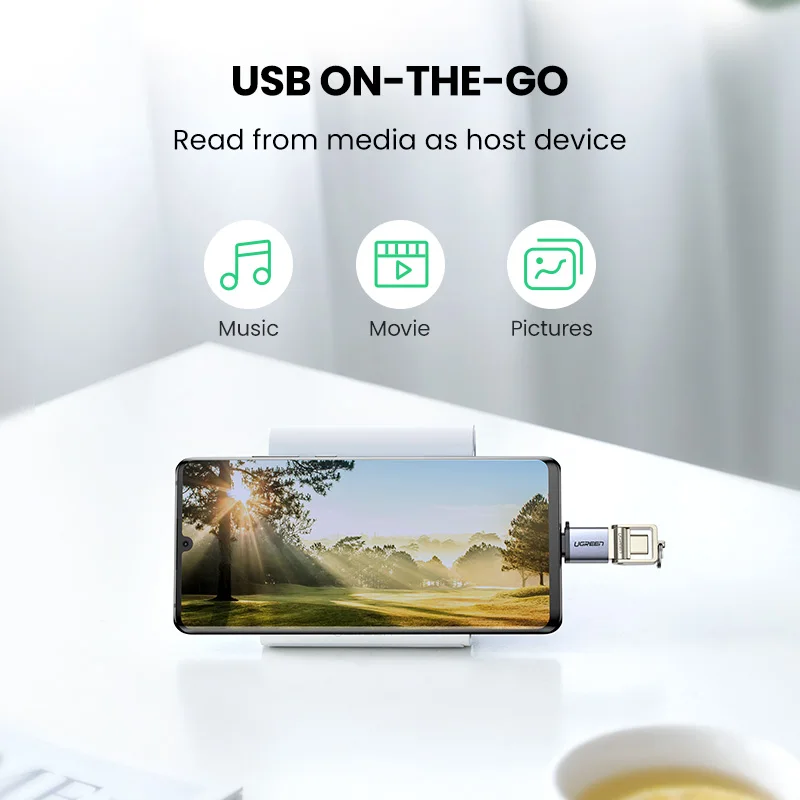 Адаптер UGREEN Type C USB 3 цвета|Переходники и адаптеры| |