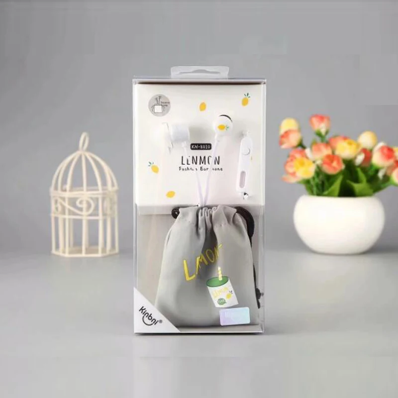 3 5 мм летние наушники с фруктами в ухо милые микрофоном красивой мультяшной