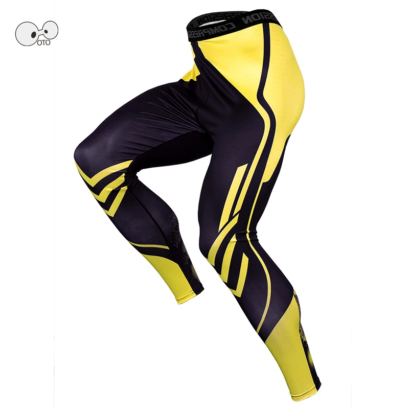 Камуфляж быстросохнущая хорошо подогнанная Мужская сжатия Леггинсы Новинка