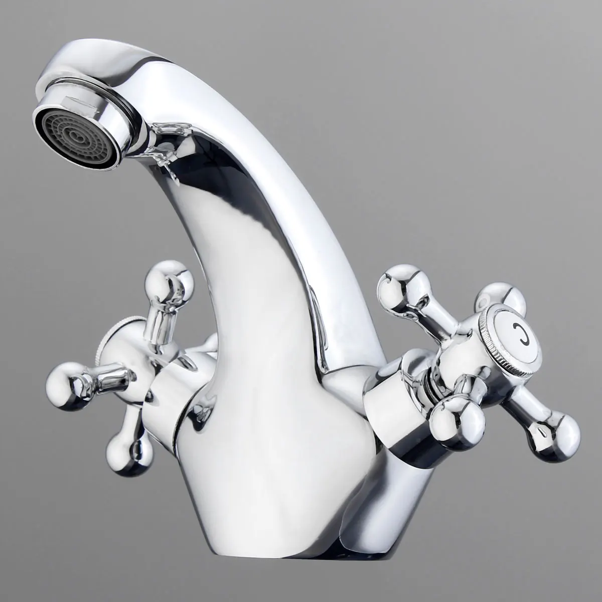 Современный кухонный смеситель с двойной ручкой латунный хромированный кран для