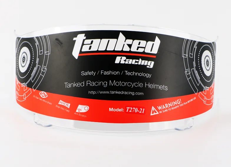 Мотоциклетный шлем T270 двухлинзовый с откидным козырьком из АБС-пластика