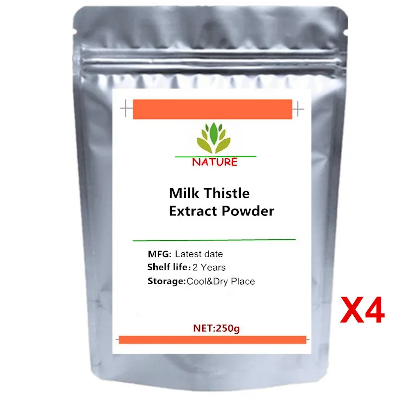 

Milk Thistle Extract Powder Silymarin 80% for Liver Health & Detoxification