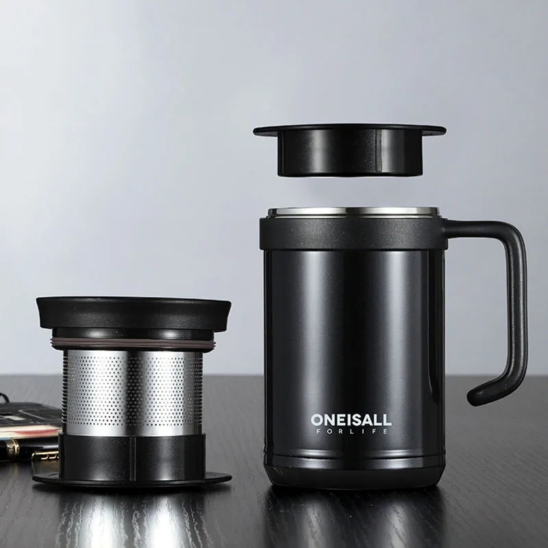 Термокружка из нержавеющей стали Термос кружка офисная изоляционная чашка с