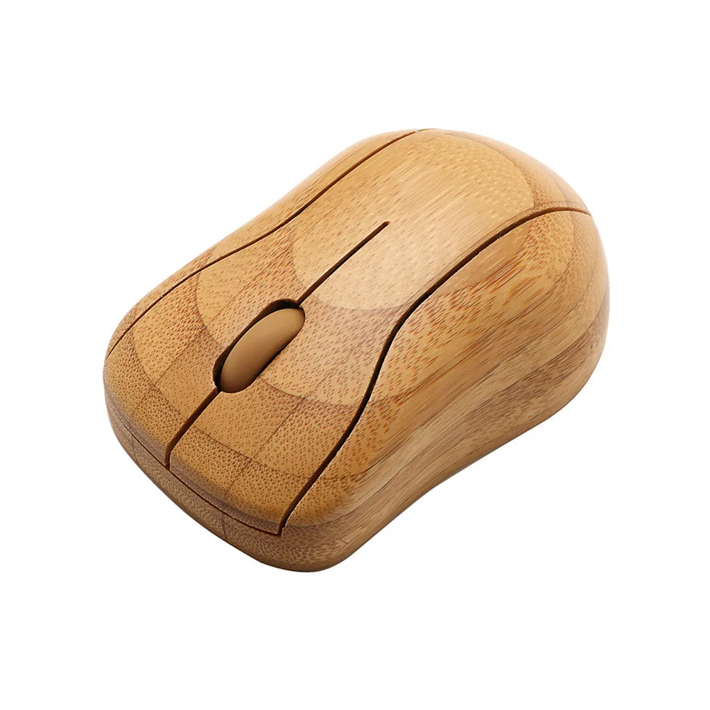 Ouhaobin Bamboo Беспроводная оптическая мышь Защита окружающей среды от излучения