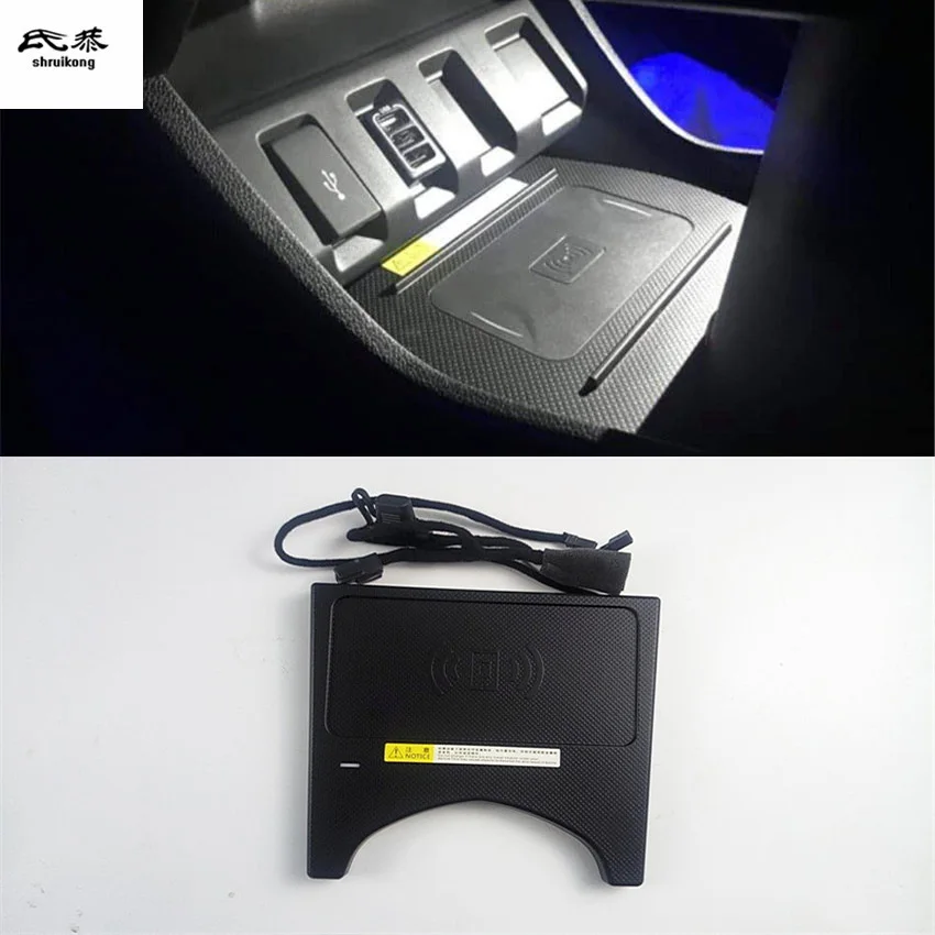 15W QI Wireless Charging Phone Charger Fast Charger Plate Panel Phone Holder for 2015-2018 HONDA HR-V HRV