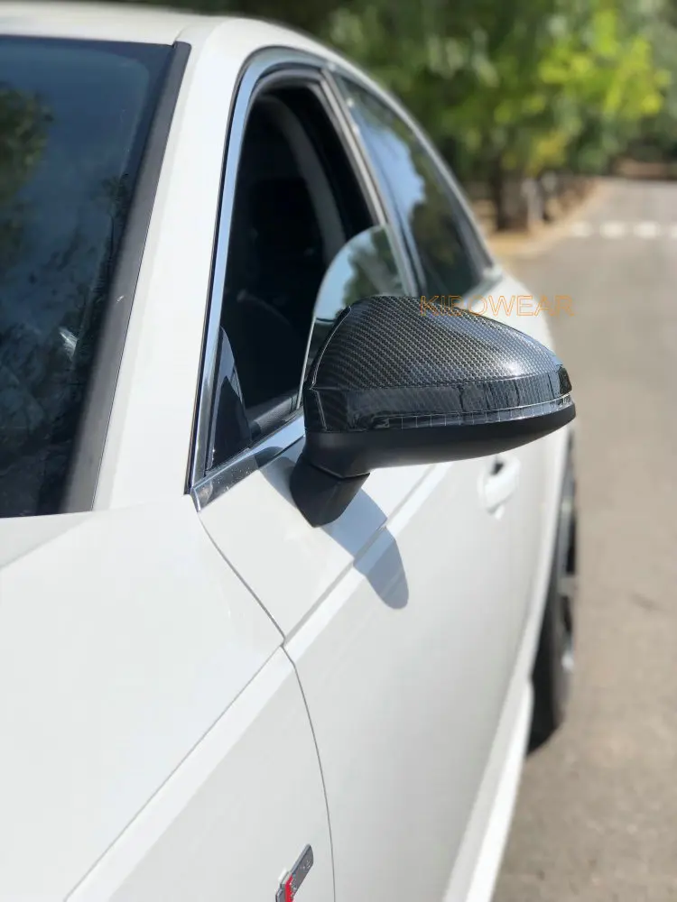 Kibowear для Audi A4 A5 B9 боковое зеркало крышки(углеродный вид) S4 S5 RS5 allroad Quattro замена крышки