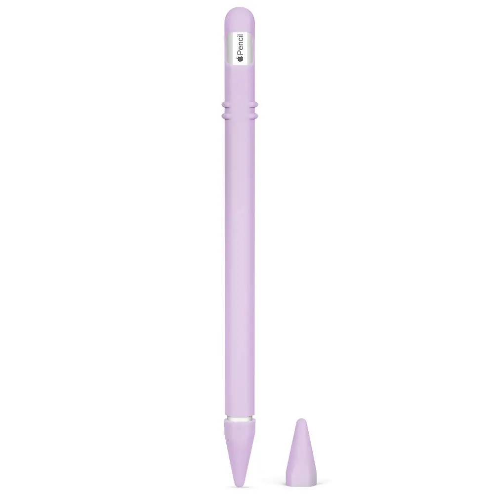 Фиолетовый Силиконовый чехол для Apple Pencil 2, Чехол-держатель для iPad Pro 11, 12,9 дюймов,, Apple Pencil 2-го поколения, чехол для стилуса - Цвета: Фиолетовый