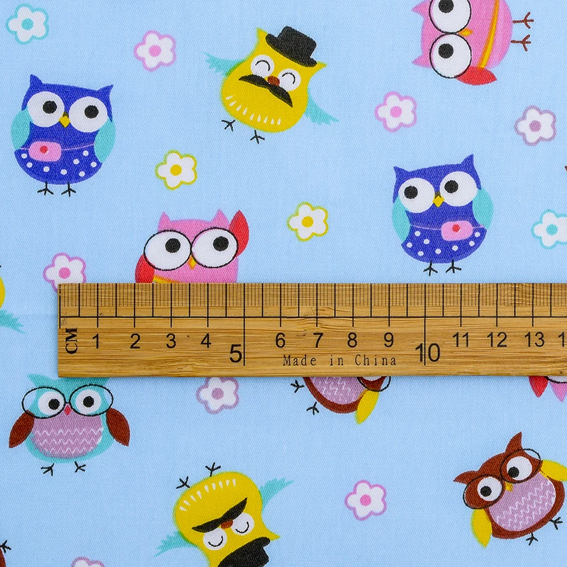 DIY ручная швейная ткань для штор наволочек пододеяльника. Синяя хлопчатобумажная