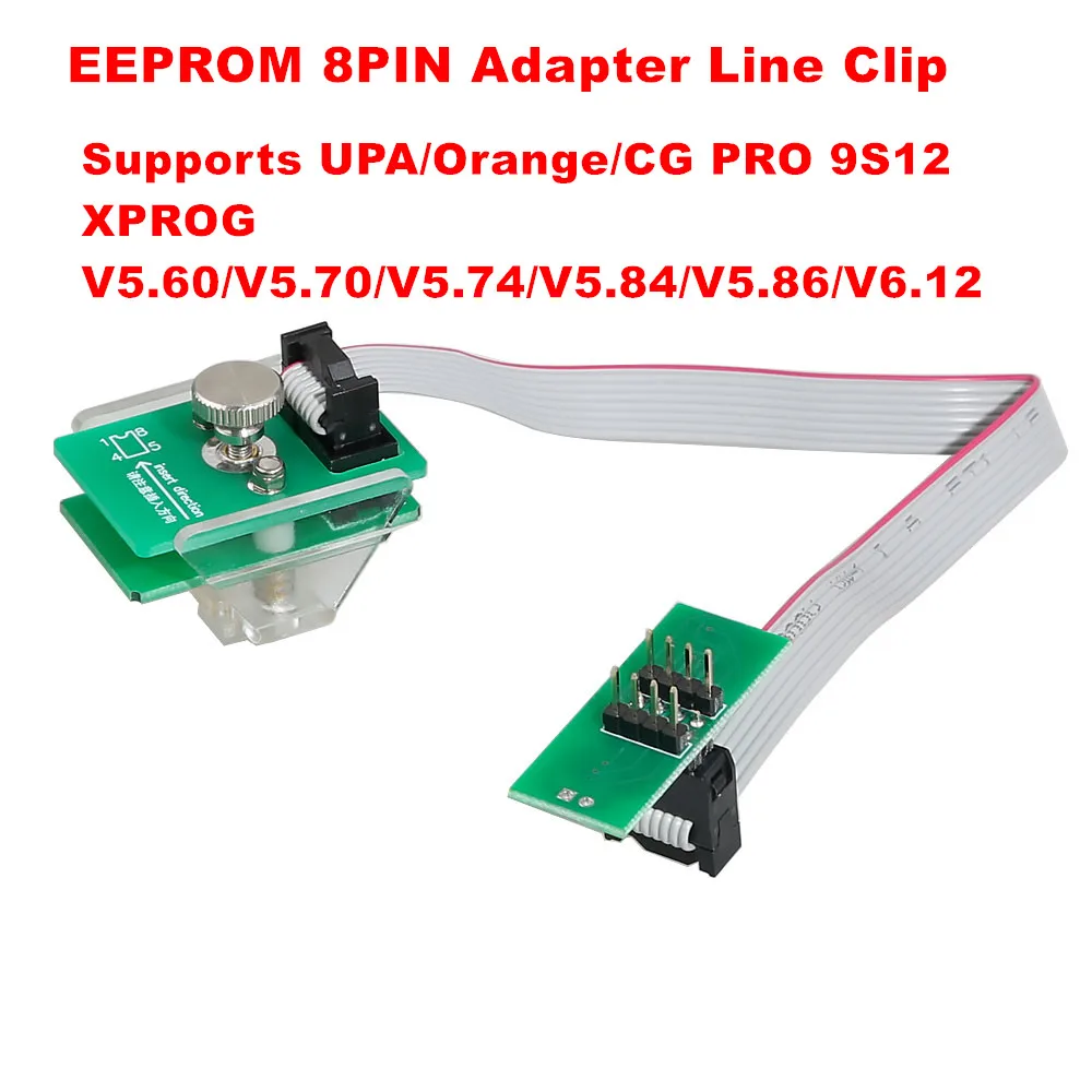 Новейший XPROG V6.12 V5.84 V5.55 USB ключ с полным адаптером XPROG-M лучше, чем XPROG V5.60/V5.55/V5.0 X prog металлическая коробка - Цвет: New Soic 8 Clip