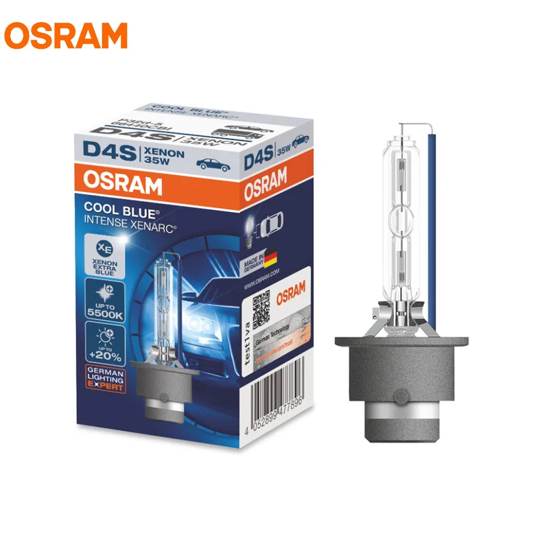 OSRAM 66140CBI 66240CBI 66340CBI 66440CBI D1S D2S D3S D4S 12V 35W Холодный Синий интенсивный 5500K HID лампа ксеноновая Автомобильная фара, 1X